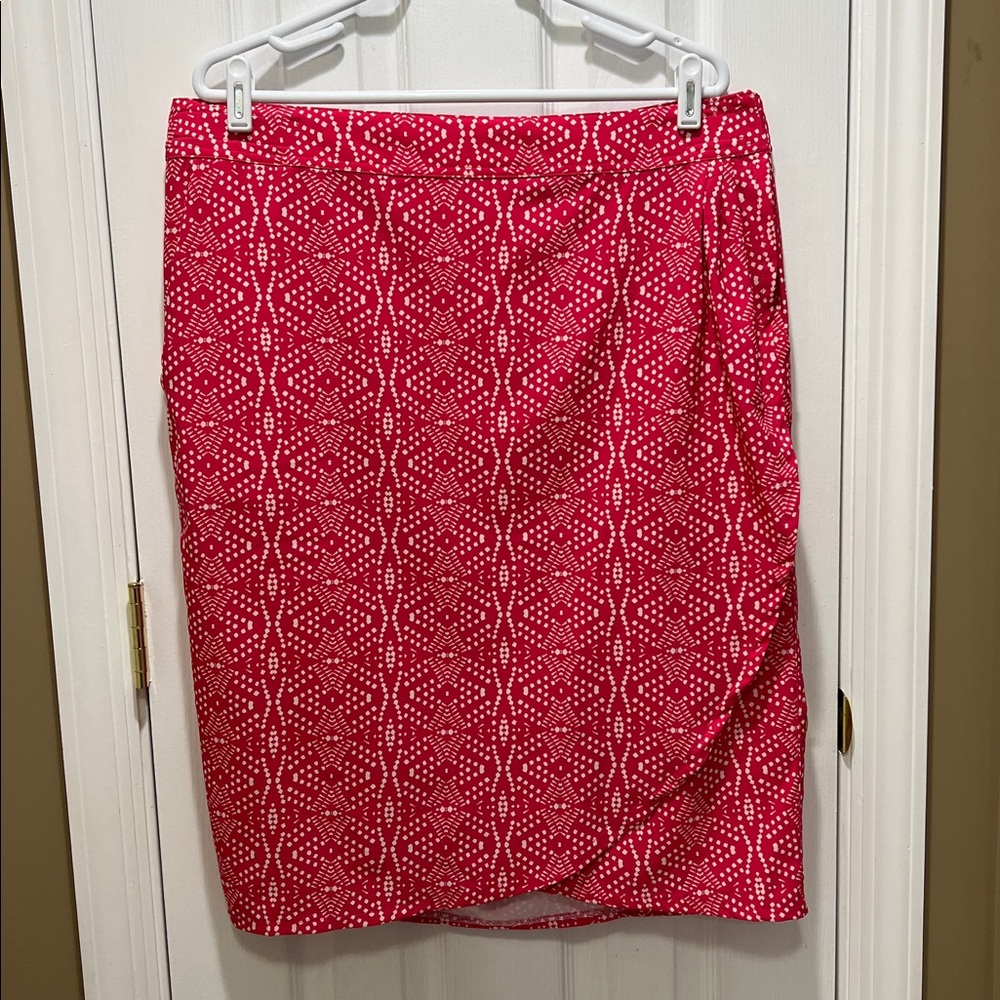 Ripskirt Wrap Skirt Length 3 with pockets, Playa Pink print, size XL